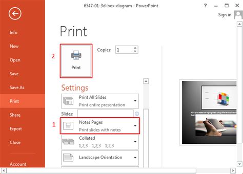 Image result for How to Print PowerPoint Slides with Notes