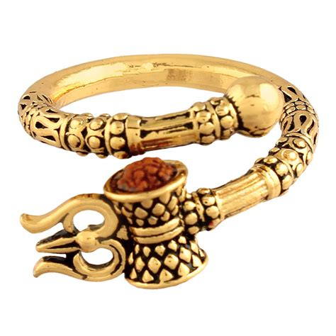 Adhvik Men's and Women's Adjustable Stylish Trending Rudraksha Oxidized ...