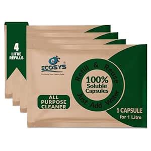 Ecosys 4L All-Purpose Liquid Cleaner Capsule | Ecofriendly Multipurpose ...