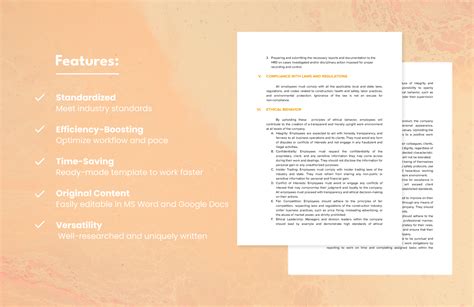 Image result for Employee Code of Conduct Examples