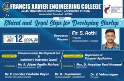 Motivational Speech on Ethical and Legal Steps for Developing Startup ...