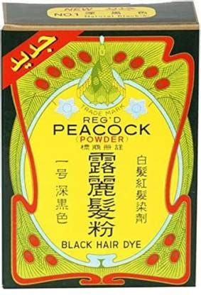 Peacock Powder Black Hair Dye 6g [Imported] , Black - Price in India ...