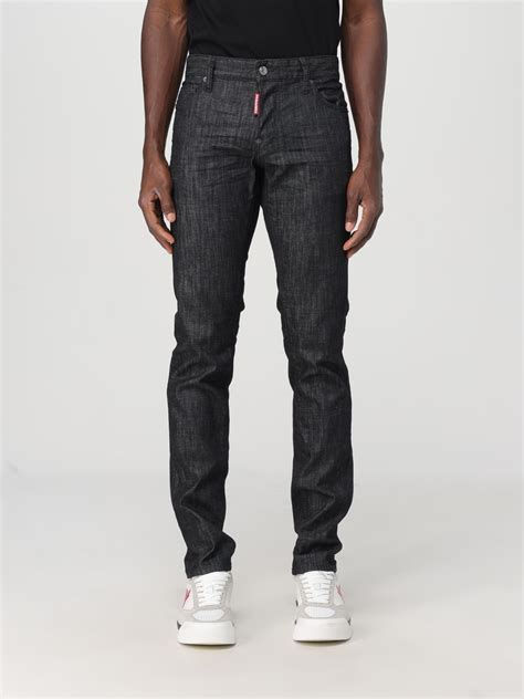 DSQUARED2: Jeans men - Black | Dsquared2 jeans S74LB1542S30357 online ...