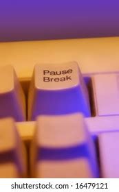 Pause Break Key Detail Keyboard Stock Photo 16479121 | Shutterstock