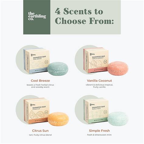 Earthlink - The Power of The Earthling Co. Shampoo Bar for Sustainable ...