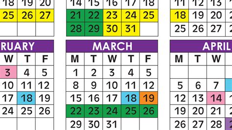 Official 2020/21 Broward County Public Schools Color Calendar ...