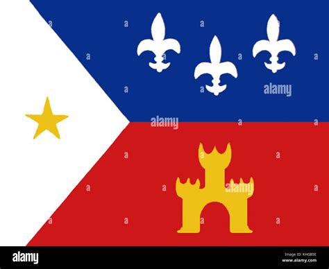 Acadiana flag hi-res stock photography and images - Alamy