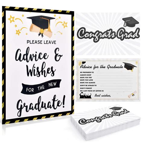Buy 51 Pack Graduation Advice Cards 2023 Well Wishes Cards for ...