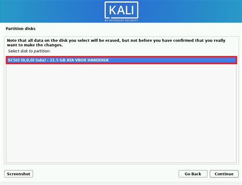 Image result for Kali Linux Install Selection