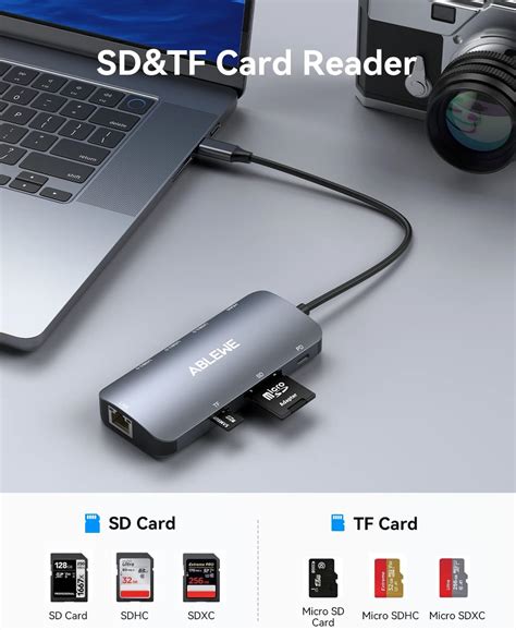 USB C Hub Multiport Adapter, ABLEWE USB-C Hub with India | Ubuy