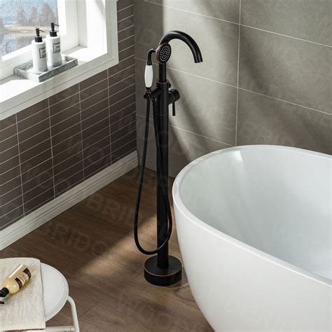 WoodBridge Single Handle Floor Mounted Tub Faucet & Reviews | Wayfair