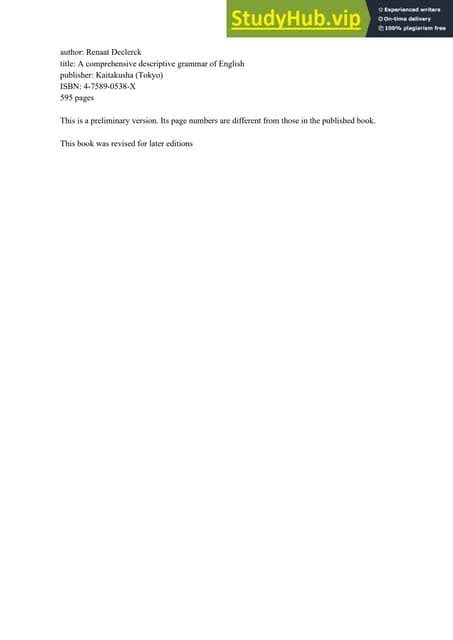 Image result for Example of Descriptive Grammar