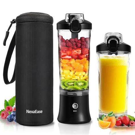 Blender Portable | NexaEase 20 Oz Electric Protein Shaker Bottle | USB ...