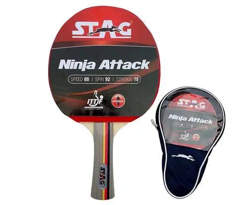 Stag Ninja Attack Table Tennis Racquet – Bulkrate Sport