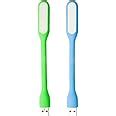 ikis Silicone Set Of 2 Mini USB LED Light Lamp, USB Light For Laptop ...