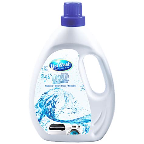 Buy Hot Wash Standard Liquid Detergent For All Types Of Washing Machine ...