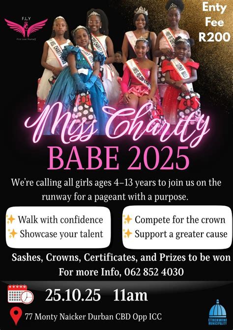 Charity Babe fundraising pageant , Durban Central aka TOWN :), 25 ...