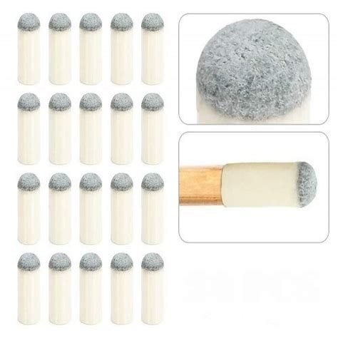 Buy LGB Snooker Pool Slip on Cue Tip 9mm - 20 Pcs Online at Low Prices ...