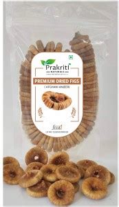 Prakriti Naturals Premium Dried Afghani Anjeer 500g Pack | Dried Figs ...