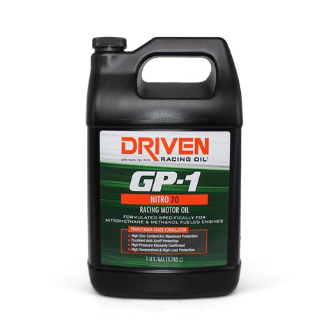 GP-1 Nitro 70 High Performance Racing Oil - Gallon – Driven Racing Oil