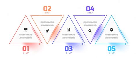 Modèle d'infographie d'entreprise de présentation Création d'étiquettes ...