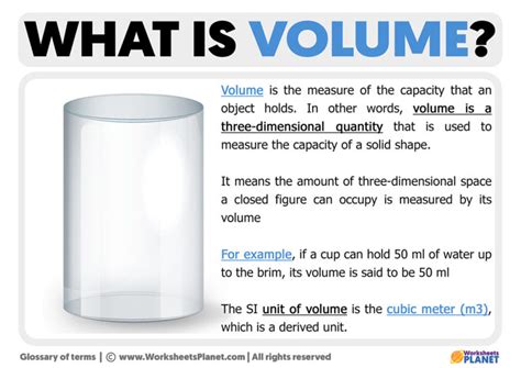 Image result for Example of Volume