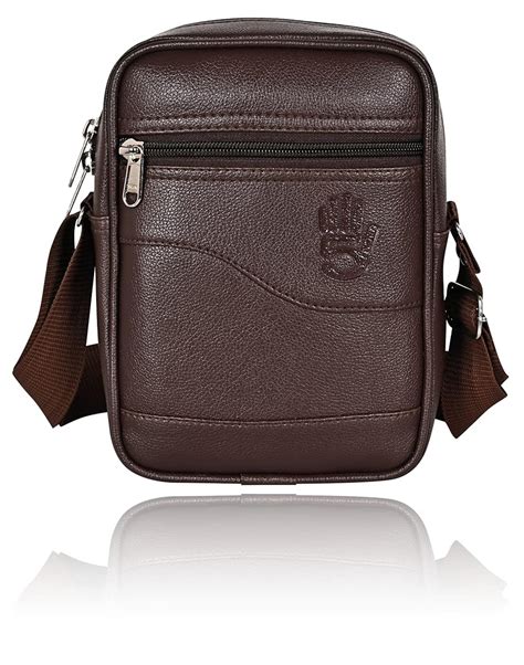 Pramadda Pure Luxury 5-Series Leather mens sling bag small size for ...