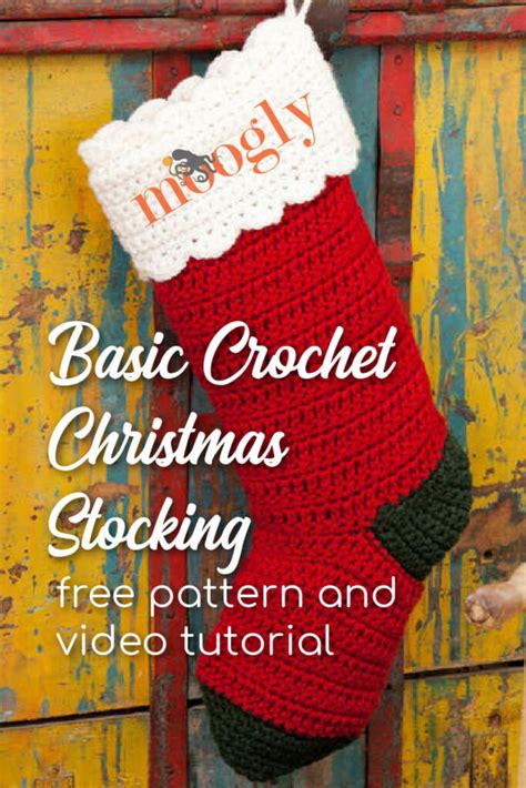 Image result for Basic Christmas Stocking Crochet Pattern