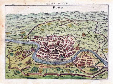 Old City Rome Maps Italy, Rome, Map Of The Ancient City Of Rome