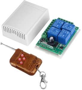 DHRUV-PRO 4 Channel Rf Wireless Remote Control Receiver Dc 12V Relay ...