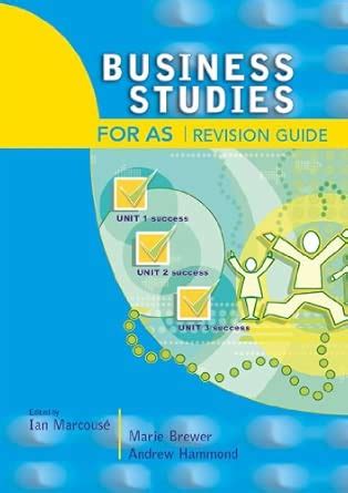 Buy Business Studies for AS REVISION GUIDE Book Online at Low Prices in ...
