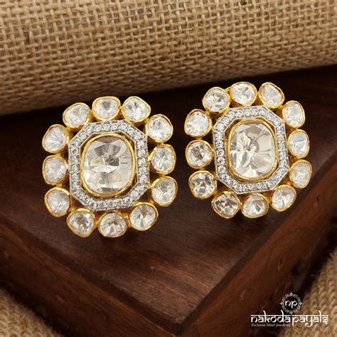Silver Gold Plated Earrings – Page 16 – Nakoda Payals