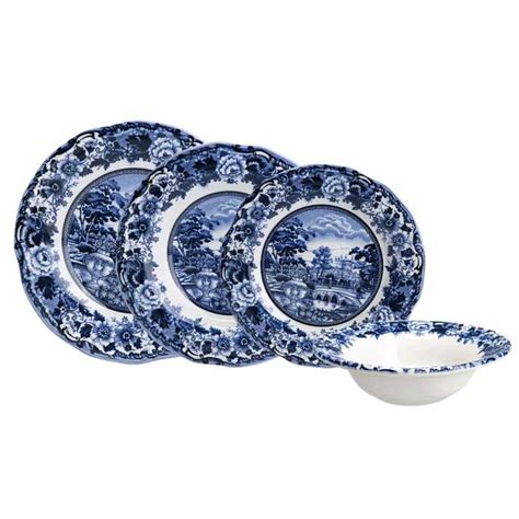 Karaca New Blue Odyssey 6 Persons 24 Pieces Dinnerware Set