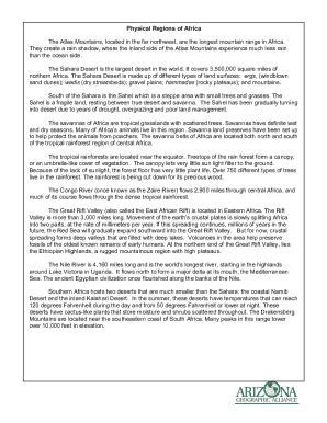 Fillable Online geoalliance asu Teacher Background Notes on Physical ...