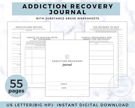 Image result for Substance Recovery Worksheets
