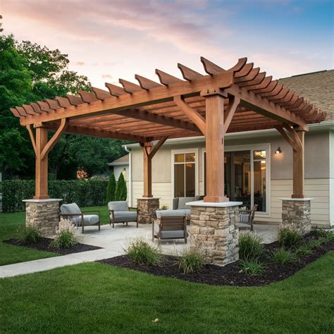 30 Modern Pergola Designs for Front Porches | 2025