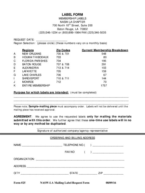 Fillable Online Label Order Form - Form #25 Fax Email Print - pdfFiller