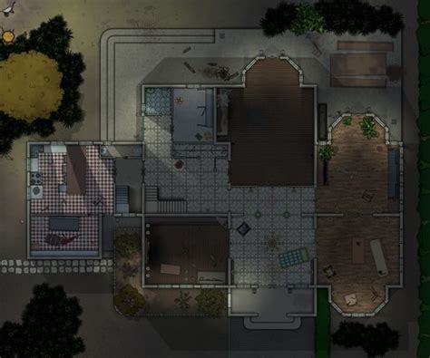 Victorian Manor Map | Cthulhu Architect