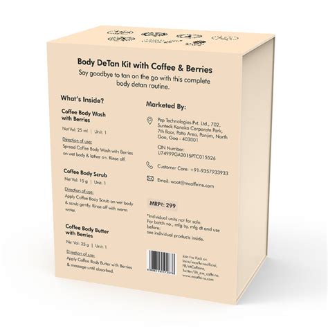 Coffee Body Detan Kit – mCaffeine