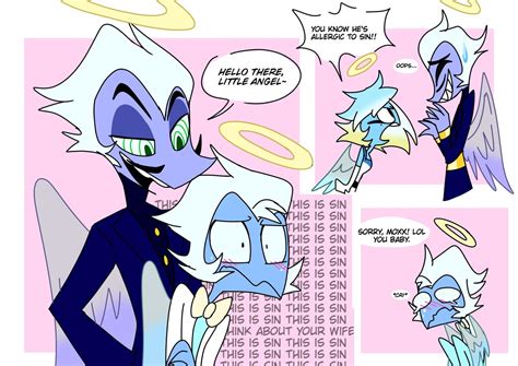 angel Moxxie and Striker (by Emositecc) : r/HelluvaBossFanArt