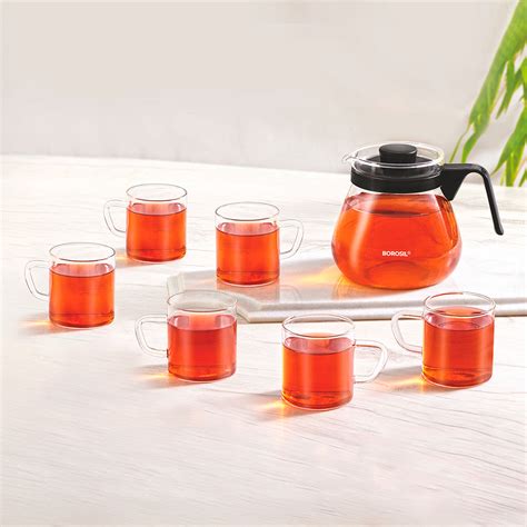 Buy Borosil Prime Tea Set