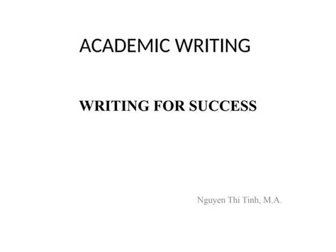 Image result for Academic Writing Tutorial Process