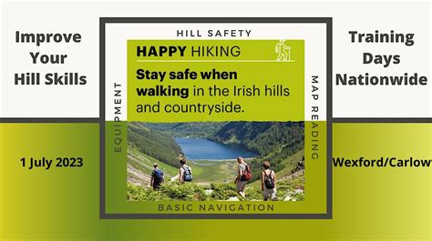 Happy Hiking - Hill Skills Day - 1st July - Wexford/Carlow, Kiltealy, 1 ...
