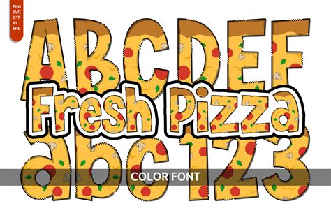 Fresh Pizza Font by Imagination Switch · Creative Fabrica