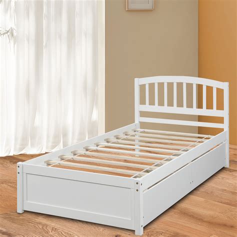 Red Barrel Studio® Lynnelle Twin Storage Bed Frame, Twin Size Platform ...