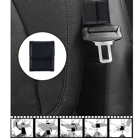 Seatbelt Adjusters Car Seat Belt Extender Safety Locking Clip Protector Neck