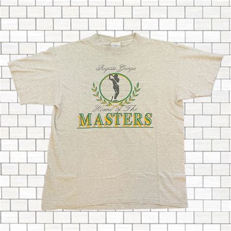 Vintage 90's The Masters Golf T-Shirt size large... - Depop