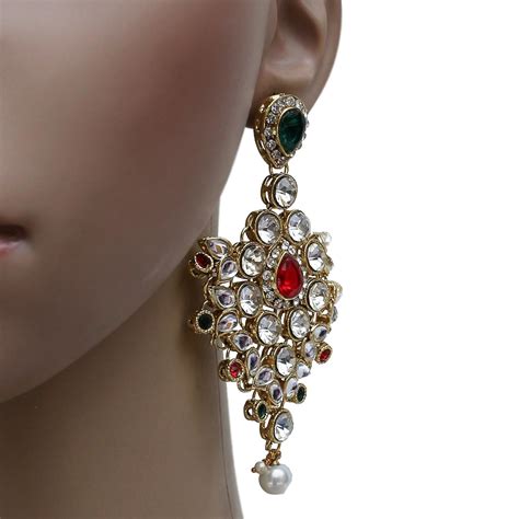 Buy Lucky Jewellery Red Green Bridal Dulhan Dulhan Wedding & Engagement ...