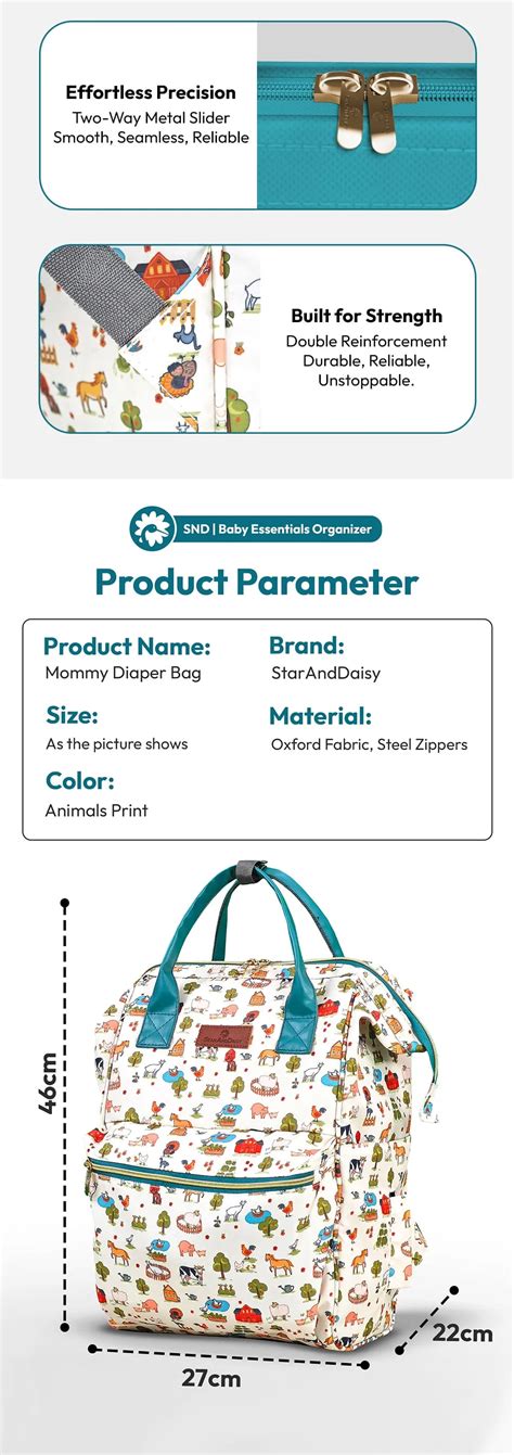 Baby Diaper Backpack with Laptop Compartment - StarAndDaisy