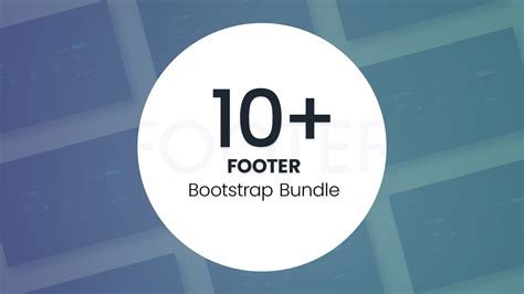 Footer in Bootstrap Design with Code 的图像结果